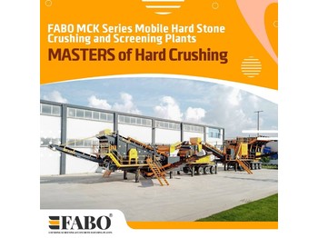 Новый Мобильная дробилка FABO MCK-110 MOBILE CRUSHING & SCREENING PLANT | JAW+SECONDARY: фото 1