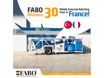 Новый Бетонный завод FABO MINIMIX 30 M3/H MOBILE CONCRETE PLANT EASY TRANSPORT: фото 1