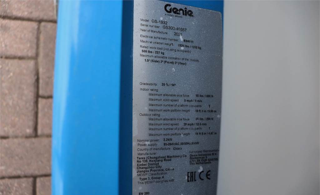 Ножничный подъемник Genie GS1932 New And Available Directly From Stock, E-dr: фото 6