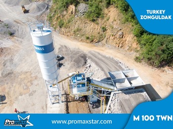 Новый Бетонный завод PROMAX MOBILE CONCRETE BATCHING PLANT M100-TWN(100m3/h): фото 1