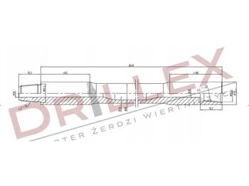 Техника для горизонтального бурения Vermeer D36x50 Φ68 3m Drill pipes, żerdzie: фото 1
