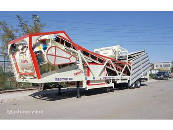 Бетонный завод MESAS 100 m3/h MOBILE Concrete Batchıng Plant