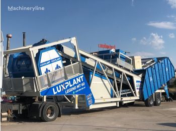 Plusmix 60m³/ hour Mobile Concrete Batching Plant - BETONYY ZAVOD - CENT - Бетонный завод