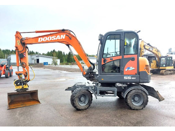 Колёсный экскаватор Doosan S55W PYÖRITTÄJÄLLÄ