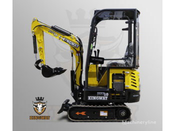 KINGWAY Mini Excavator Jeff 10 K Ramie Skrętne + bucket 300/500/800 - Мини-экскаватор