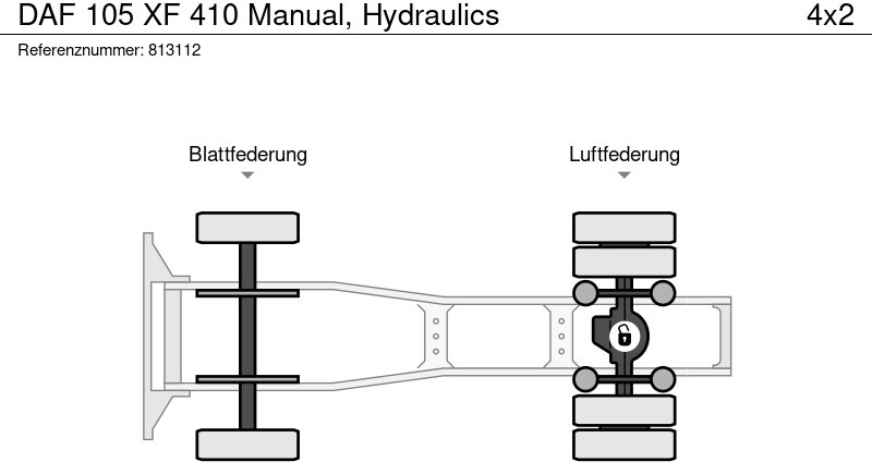 Тягач DAF 105 XF 410 Manual, Hydraulics: фото 11