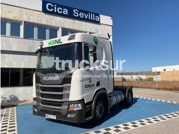 Тягач Scania R410 GNL: фото 1