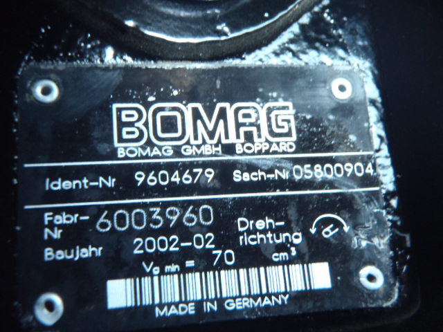 Гидравлический мотор для Строительной техники Bomag 5800904 -: фото 3