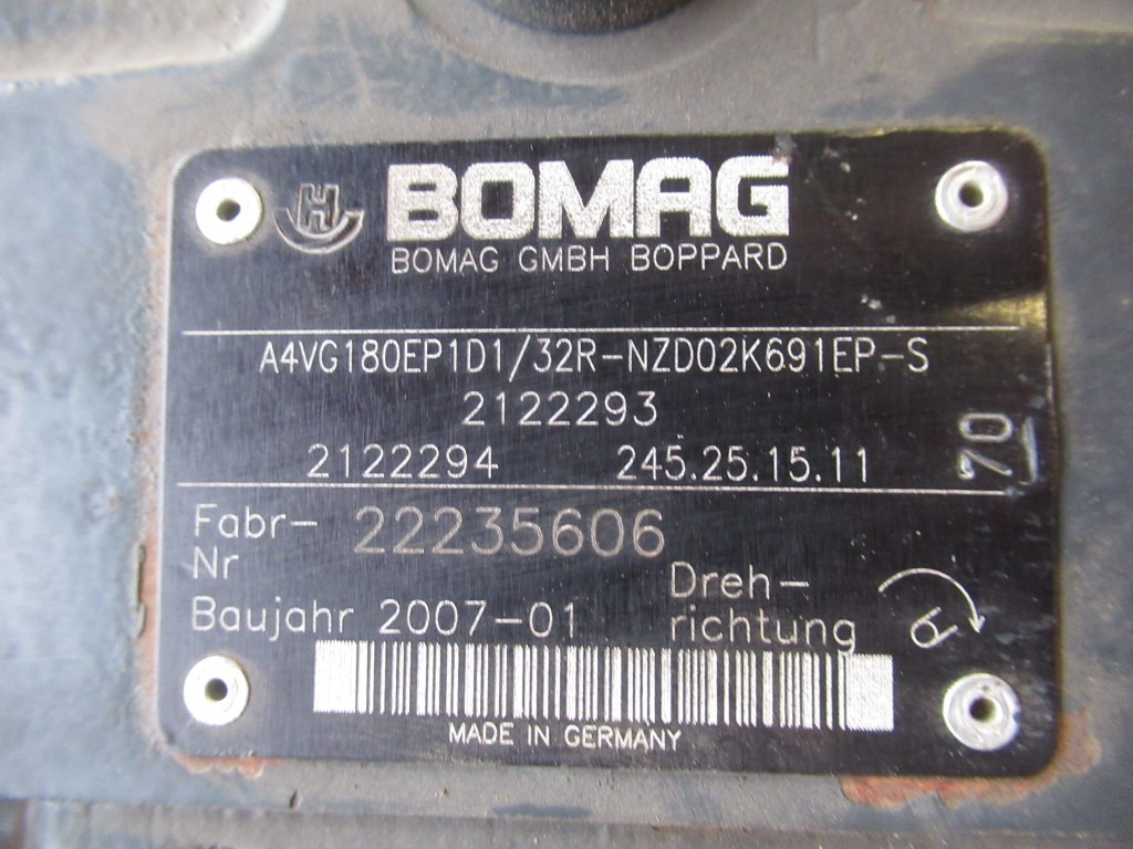 Гидравлический насос для Строительной техники Bomag A4VG180EP1D1/32R-NZD02K691EP-S -: фото 5