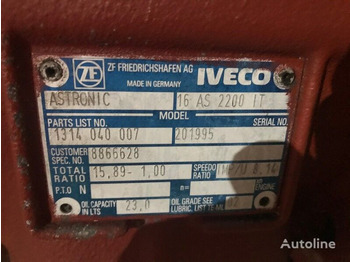 Коробка передач для Грузовиков IVECO 16 AS 2200 IT R=15,89-1,00: фото 3