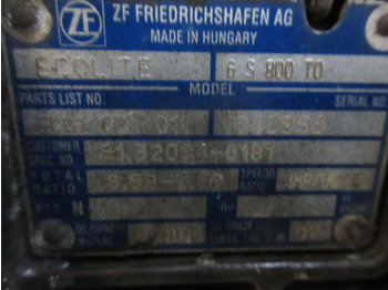 Коробка передач для Грузовиков MAN TGL 81.32004-6181 TRANSMISSIE 6 S 800 TO EURO 5: фото 5