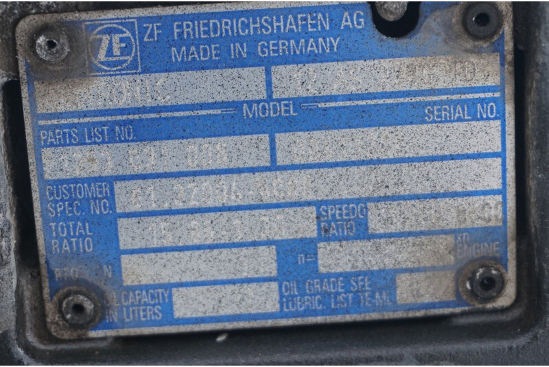 Коробка передач для Грузовиков ZF 12AS2330DD TGA: фото 5