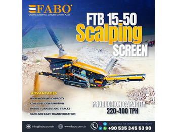 FABO FTB 15-50 Mobile Scalping Screen | Ready in Stock - Мобильная дробилка: фото 1