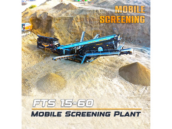 FABO FTS 15-60 MOBILE SCREENING PLANT 150-220 TPH | AVAILABLE IN STOCK - Мобильная дробилка: фото 1