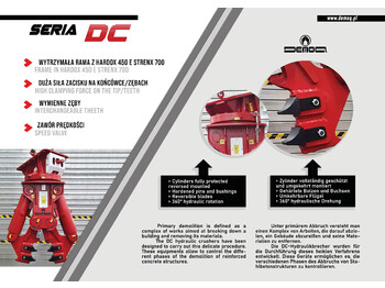 DEMOQ DC10 Hydraulic Demolition Crusher 1040 KG - Гидроножницы: фото 3