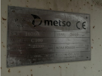 Metso C100 USED JAW CRUSHER - Щековая дробилка: фото 3