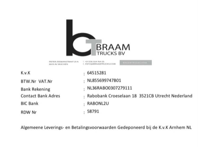 BRAAM TRUCKS & TRAILER VERHUUR B.V. - объявления о продаже undefined: фото 3