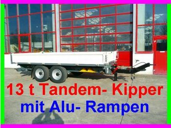 Новый Самосвальный прицеп Möslein 13 t Tandemkipper mit Rampen: фото 1