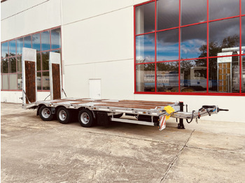 Новый Низкорамный прицеп для транспортировки тяжёлой техники Möslein TT 31  31 t GG Tridem- Tieflader 3 Achs, gelenktNeufahrzeug: фото 4