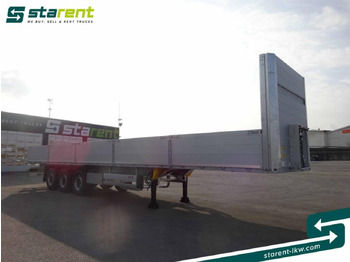 Новый Полуприцеп бортовой/ Платформа Schmitz Baustofftrailer Liftachse Rungen 80cm Bordwände: фото 3