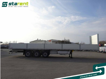 Новый Полуприцеп бортовой/ Платформа Schmitz Baustofftrailer Liftachse Rungen 80cm Bordwände: фото 4