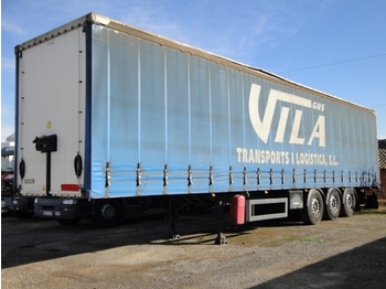 Полуприцеп бортовой/ Платформа SAMRO Tautliner: фото 1