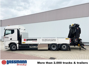 Новый Грузовик бортовой/ Платформа, Автоманипулятор MAN TGX 26.510 6x2-4 LL, Kran Hiab X-HiPro 548 E-8,: фото 2