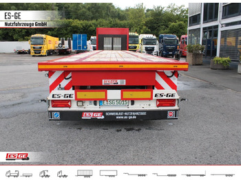 Полуприцеп бортовой/ Платформа ES-GE 3-Achs Sattelanhänger - Rungen + CV: фото 2 Полуприцеп бортовой/ Платформа ES-GE 3-Achs Sattelanhänger - Rungen + CV: фото 2