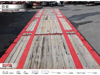 Полуприцеп бортовой/ Платформа ES-GE 3-Achs Sattelanhänger - Rungen + CV: фото 5 Полуприцеп бортовой/ Платформа ES-GE 3-Achs Sattelanhänger - Rungen + CV: фото 5