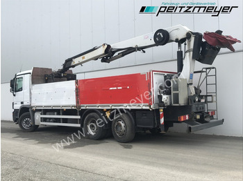 Грузовик бортовой/ Платформа, Автоманипулятор MERCEDES-BENZ Actros 2536 LL Pritsche HMF Heckkran m. Zange Baustoff: фото 3