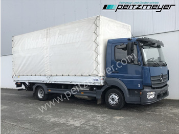 Тентованный грузовик MERCEDES-BENZ Atego 818 L Pritsche+LBW, Klima, 2 x AHK: фото 2