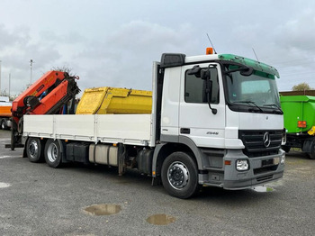Автоманипулятор, Грузовик бортовой/ Платформа Mercedes-Benz Actros 2546 L 6x2  Pritsche Heckkran Palfinger P: фото 2
