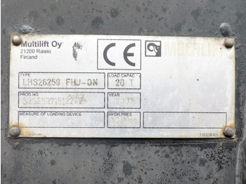 Крюковой мультилифт MAN TGA 26.440 6X2-2 BL TGA 26.440 6X2-2 BL, Liftachse: фото 2