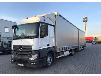 Тентованный грузовик MERCEDES-BENZ Actros 1830