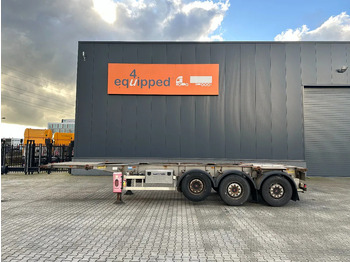 Полуприцеп-контейнеровоз/ Сменный кузов TURBO'S HOET 20FT/30FT, ADR (FL, AT, OX), empty weight: 3.720kg, liftaxle, SAF disc: фото 2