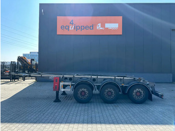 Полуприцеп-контейнеровоз/ Сменный кузов Van Hool 20FT ADR (EX/II, EX/III, FL, AT), SAF + DISC, empty weight: 2.990kg, galvanized, SAF Intradisc, NL-Chassis, ALCOA: фото 2