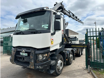 Автоманипулятор Renault C460 8x4 HOOKLIFT + CRANE HIAB 288 E-6 HIDUO - RADIO - 5/6 F - STEEL SPRING / HUB REDUCTION: фото 3