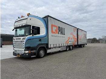 Тентованный грузовик Scania R450 R450 6X2 Topline / mit 2007 Anhanger / SCR-only / Retarder / APK-TUV 4-2026: фото 2
