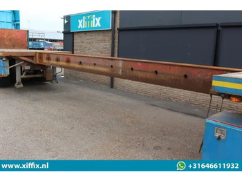 Полуприцеп бортовой/ Платформа Floor 3-ass. Vlakke uitschuifbare oplegger / 2x gestuurd / 13907: фото 4