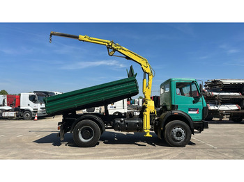 Самосвал, Автоманипулятор Mercedes-Benz SK 1722 (4X4 / LAMES / GRAND PONT / GRUE / TRES PROPRE / BIG HUB / STEEL SUSP. / V6): фото 4