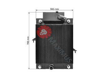 Новый Радиатор для Телескопических погрузчиков MANITOU MLB: фото 3