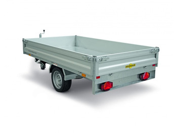 Новый Самосвальный прицеп Humbaur HUK 182715 Heckkipper 1,8 t. 2680 x 1500 x 300mm: фото 3