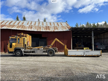 Крюковой мультилифт Volvo FL614 4X2 Swap Body Truck with Flatbed: фото 2