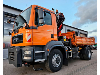 Новый Самосвал, Автоманипулятор MAN TGM 18.340 4x4 Palfinger PK12001 EH  Kran Euro5: фото 4
