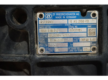 Коробка передач для Грузовиков ZF 12AS2130DD TGS  81.32004-6257: фото 5