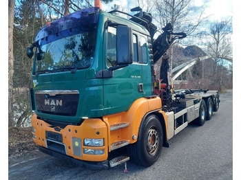 Автоманипулятор, Крюковой мультилифт MAN TGS 35.480 8x4, E5, Fassi F235CXP Kran+Abroll: фото 2