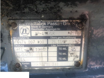 Ось и запчасти ZF