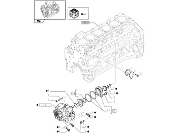Подшипник двигателя NEW HOLLAND