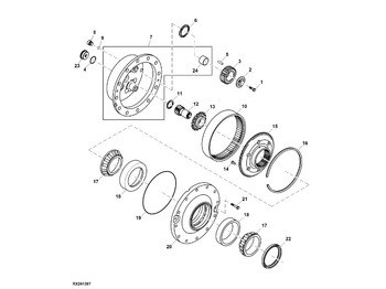 Трансмиссия JOHN DEERE