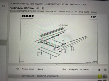 Запчасти CLAAS